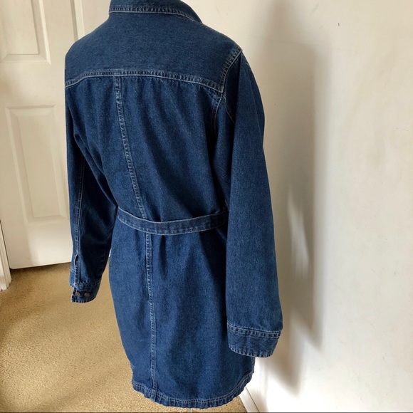 Vintage Bill Blass Denim Jacket L - Picture 2 of 3